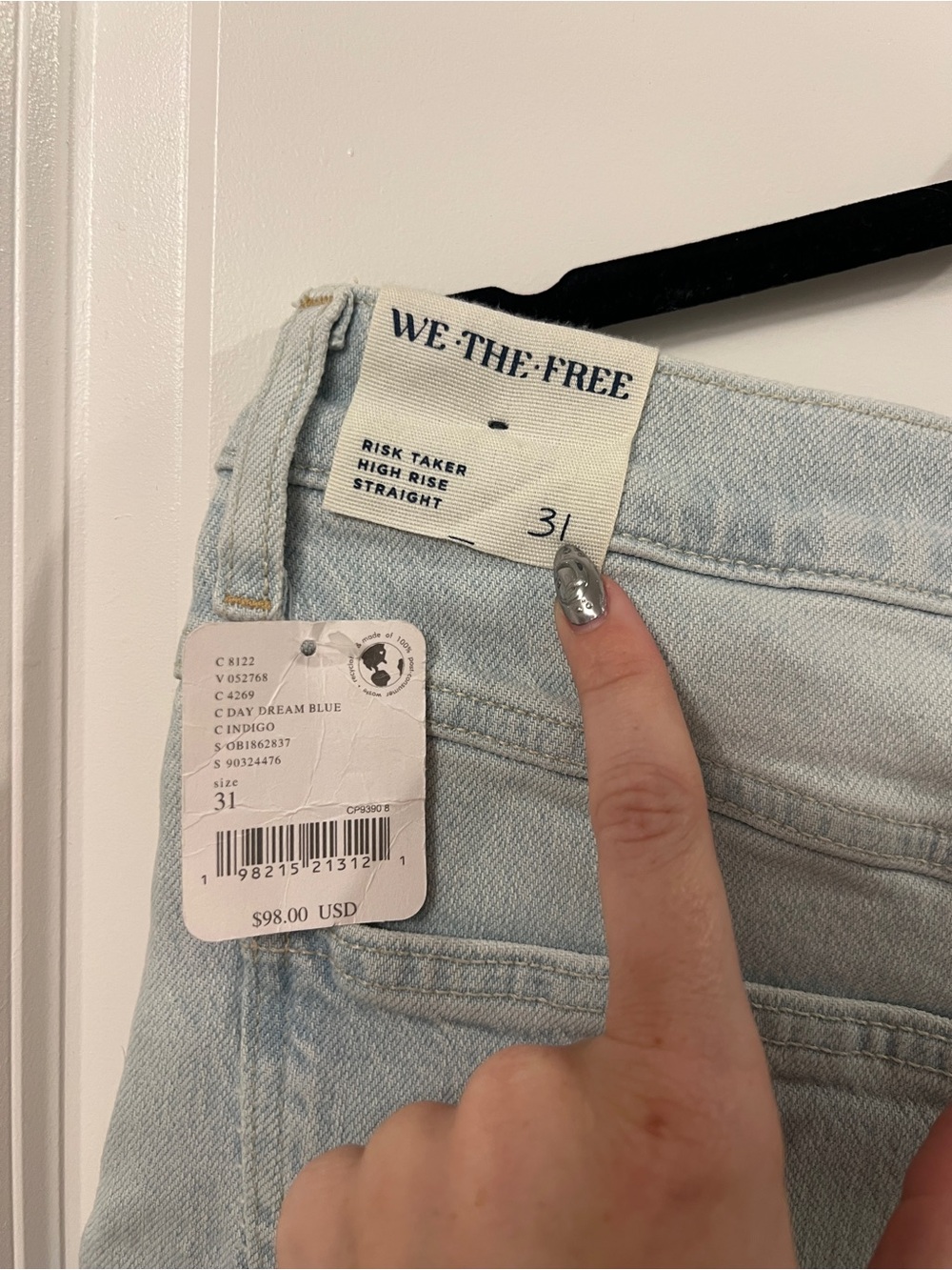 We The Free Risktaker High Rise Straight Jeans - Picture 3 of 3